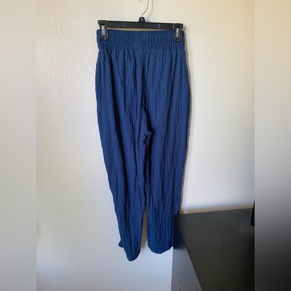 FP Beach By Free People Gia Pants Navy Size XS Loungewear Athleisure Boho - Picture 4 of 12
